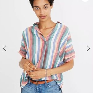 Madewell Courier Button-Back Shirt